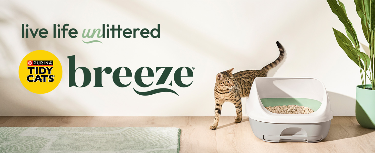 Tidy Cats Breeze live life unlittered