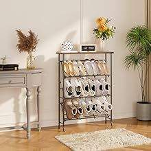 narrow shoe rack