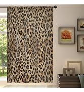 Ackutea Sheer Curtains 1 Panels Set for Bedroom Living Room, Leopard Print Light Filtering Curtai...
