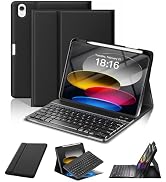 NOKBABO for iPad 11th 10th Generation Case with Keyboard, Magnetic Wireless Detachable Folio case...