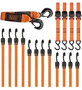 BLACK+DECKER BDX1016 17-Piece Tie Down Kit with 2