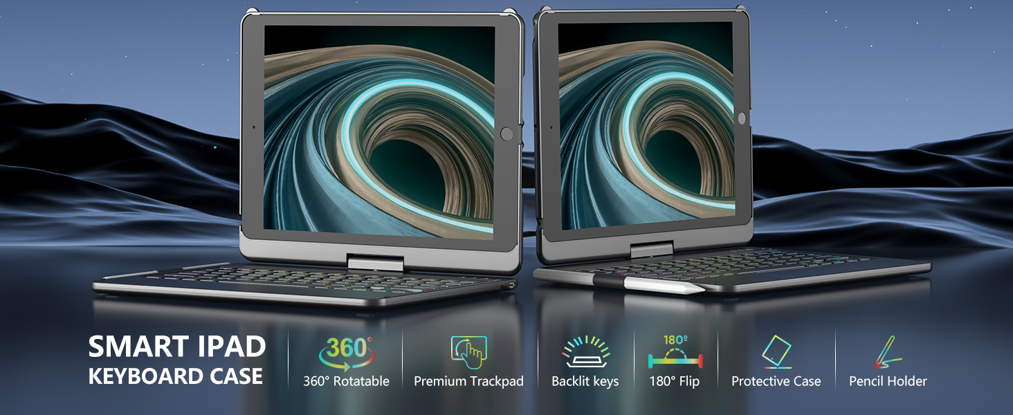 ipad 9th generation case with keyboard