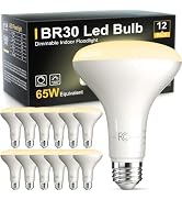 TJOY 12 Pack BR30 Flood Light Bulb Indoor, 65W Equivalent Dimmable Led Recessed Lights Bulb, 2700...