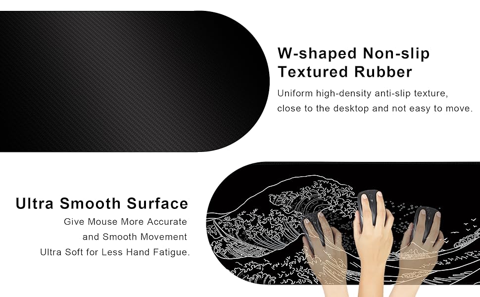 wave mouse pad