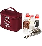 DZRZVD Camping Seasoning Jar Set,Outdoor Spice Kit,Portable Spice Condiment Dispenser for Picnic ...