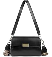 imeetu Genuine Leather Shoulder Bag for Women,Crossbody Bag Purse,Women's Handbags with 2 Detacha...