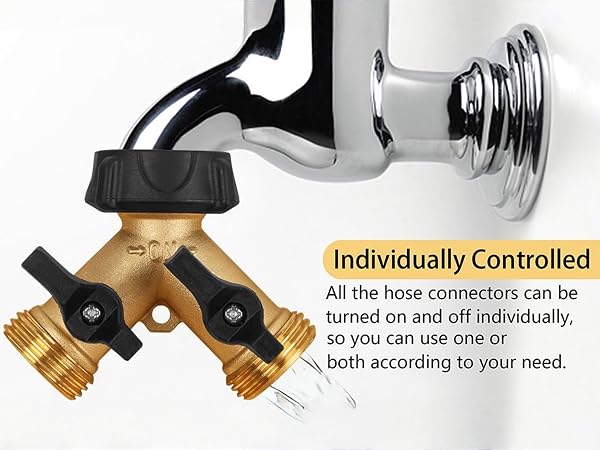 2 Way Garden Hose Splitter