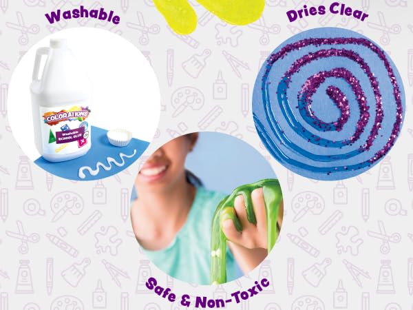 Colorations Washable Liquid Glue