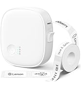 XenGro Mini Label Maker Machine with Tape – Portable Bluetooth Mini Label Printer, Wireless Therm...