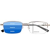 MIRYEA Progressive Multifocus Computer Reading Glasses Blue Light Blocking Readers