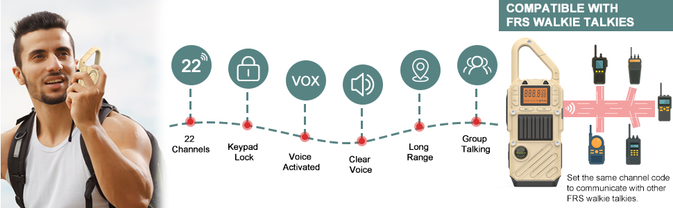 noaa walkie talkies 2 way radio