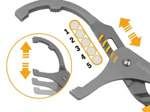 Adjustable Oil Filter Wrench Set