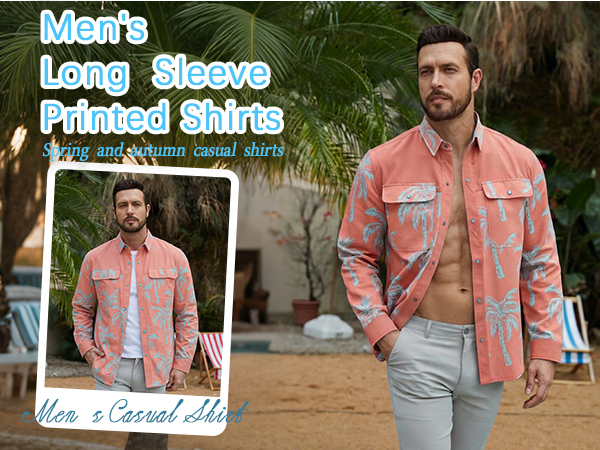 Mens Long Sleeve Button Down Shirts