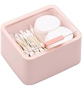 Tecbeauty Qtips Storage Organizer - 2 Grids Separate Cotton Swabs Dispenser Qtips Holder Bathroom...