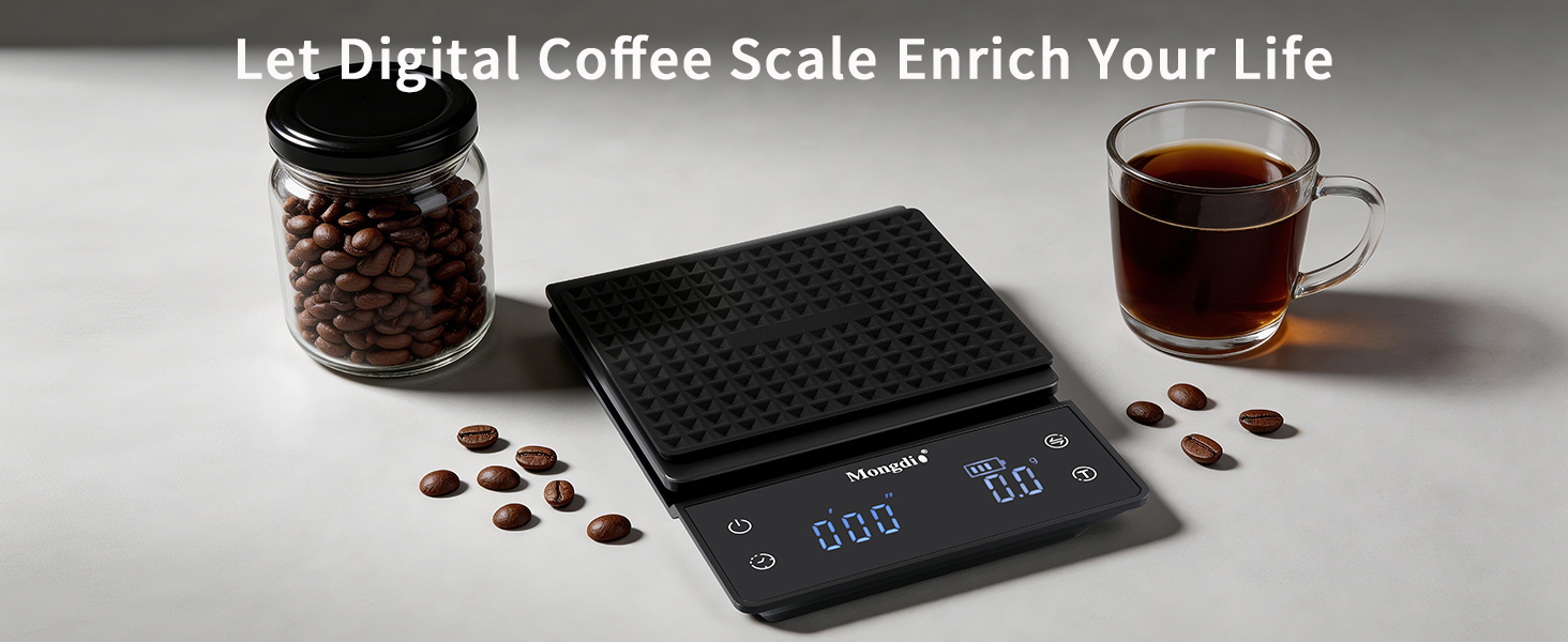 Mongdio Coffee Scale with Timer