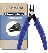 Beadalon Crimp Tool Standard - Fits #1-3, Crimp Tubes #2-3, Blue Speckle, 5.25 in / 13.3 cm