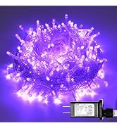 ILLUMINEW 300 Led Purple Outdoor String Lights Waterproof Halloween Decorations, 108 Ft Halloween...
