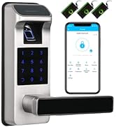 Harfo Smart Door Lock, Heavy Duty Keyless Entry Door Lock, Fingerprint Door Lock, Door Locks with...