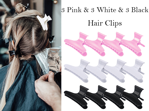 pink and white and black