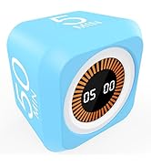 FCXJTU Rotating Pomodoro Cube Visual Timer 5, 25, 10 50 Minutes Preset, Rechargeable Desk Product...