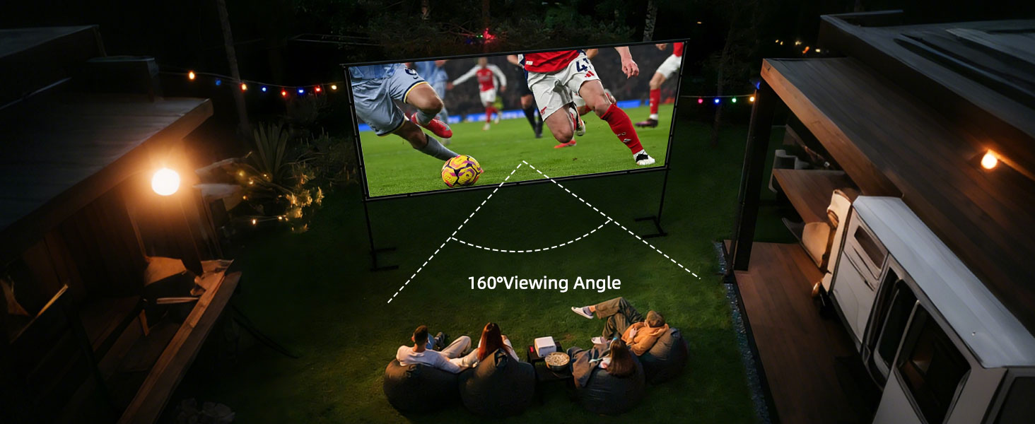 Projector Screen with Stand outdoor
