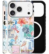 ZOEVEES Summer Phone Case for iPhone 17 Pro Max, Compatible with MagSafe, Aesthetic Beach Ocean D...