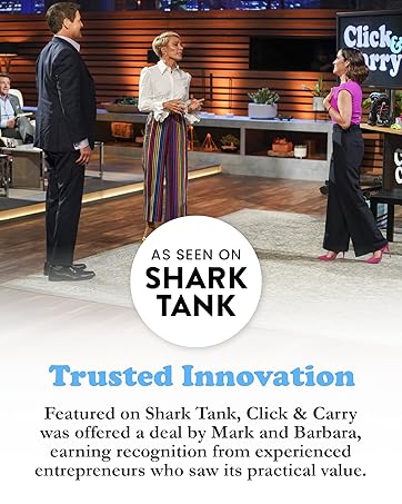 Click and Carry Grocery Bag Holder, Grocery Bag Carrier Handle, Shark Tank Products