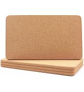 KITLAB Cork Trivet, High Density Fine Particle Thick Cork Trivets for Hot Dishes, 12 x 7 Inch Hea...
