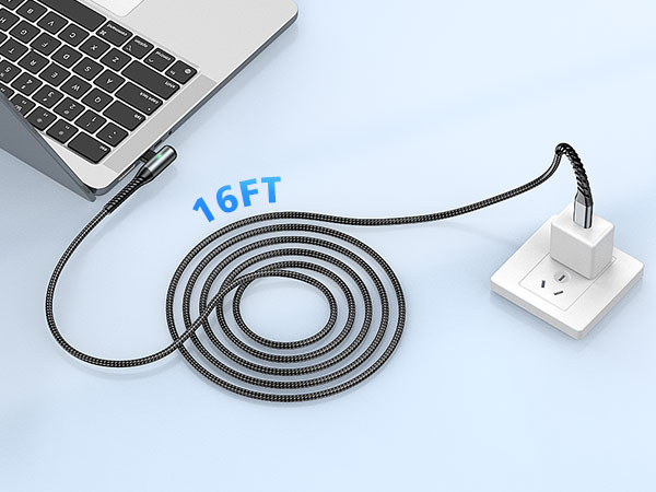 90 Degree USB C to USB C Dual Type C Cable