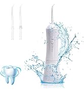 Cordless Water Flosser Professional Portable - YAYISHENG Dental Oral Irrigator, 3 Modes & 3 Repla...