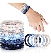FORENEE Braided Hair Ties No Damage, Soft Plush Hair Elastics, Ponytail Holders & Hair Bands for ...
