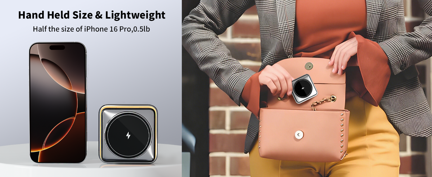 Hand Held Size & Lightweight