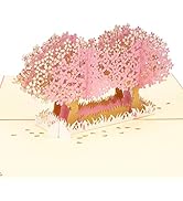 WRAPAHOLIC Pop Up Greeting Card - 3D Popup Card, Cherry Blossom Tree Pop Up Card for Birthday, Mo...