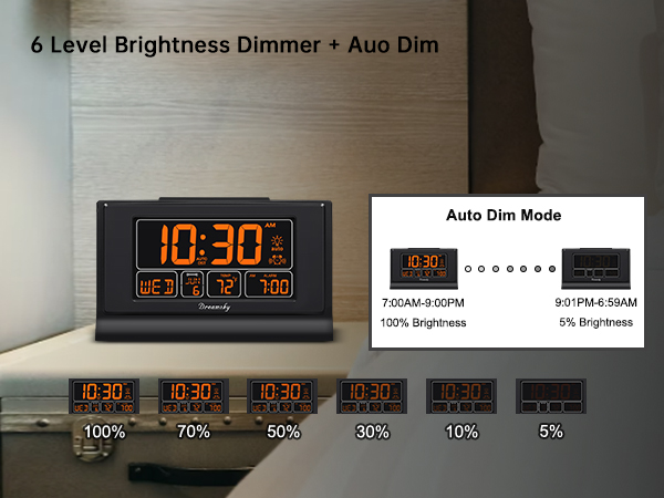 auto set alarm clock