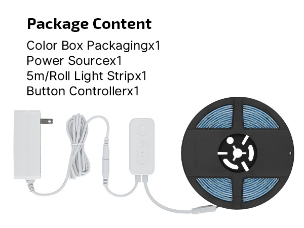 OLIGHT Ostrip 2 RGBIC+CW+WW LED Strip Light 16.4ft(5m)
