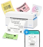ORGSTA Bluetooth Thermal Shipping Label Printer: Wireless Computer Connection with Bluetooth Dong...