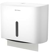 Bertreno Commercial Paper Towel Dispenser Wall Mount Paper Towel Holder Large Capacity C Fold Han...