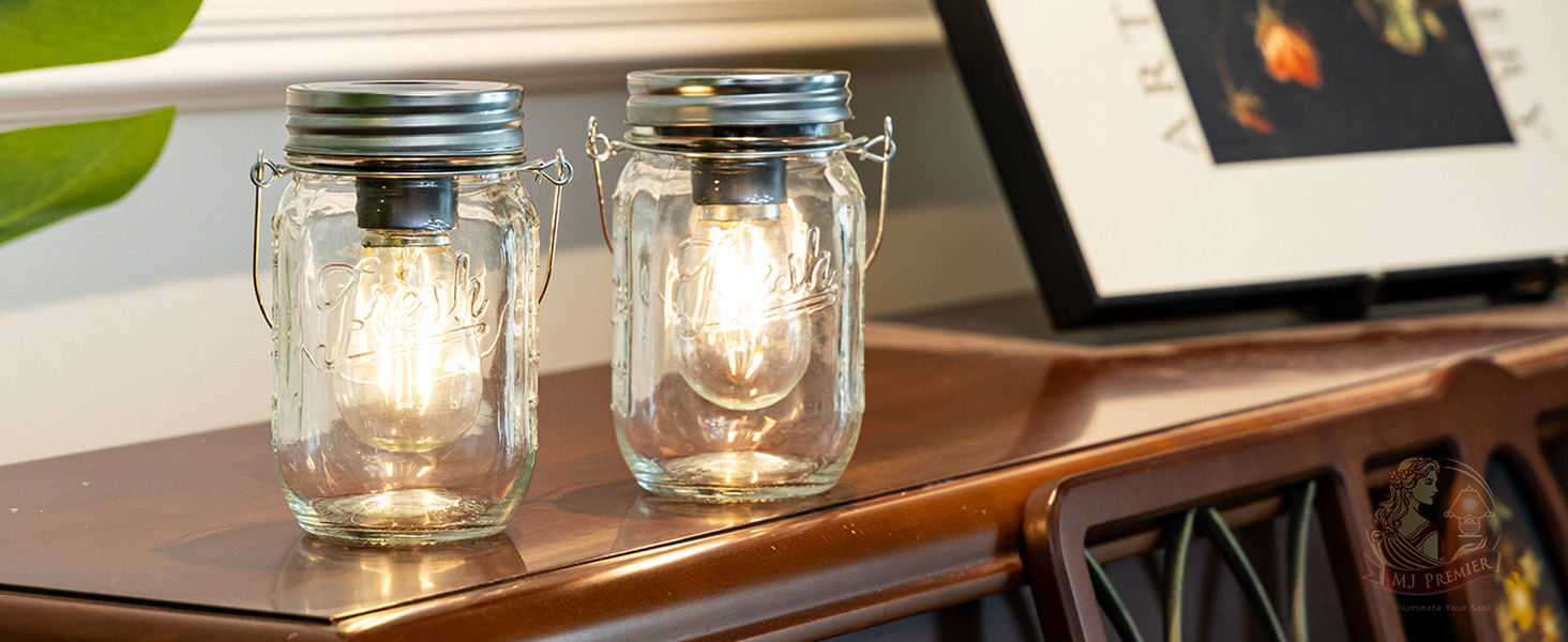 Mason Jar Lights Hanging