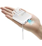 ummz Portable Charger with Built-in Cable,12000mAh 22.5W Fast Charging Small Power Bank,USB C Inp...