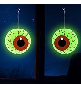 Halloween Glow Spooky Eyes Indoor Outdoor Decoration in Dark Halloween Eyes for Window Wall Door ...