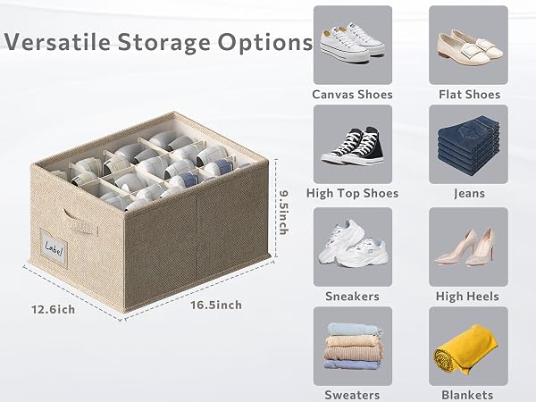 Versatile storage options