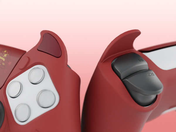 Cute Demon Controller Silicone Case for ps5
