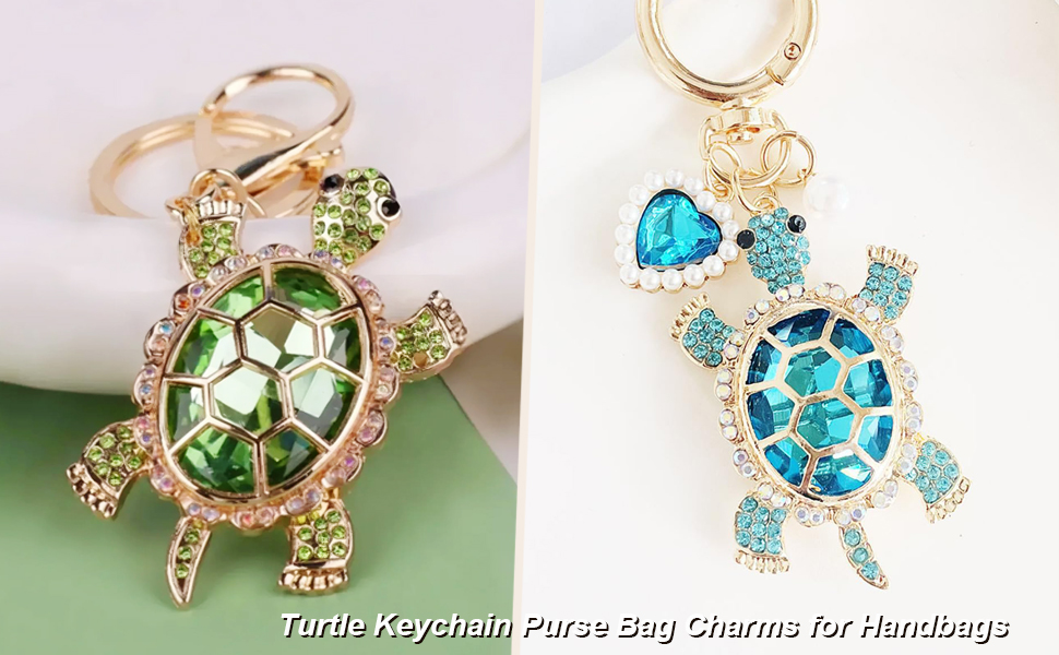 Turtle Keychain Purse Bag Charms