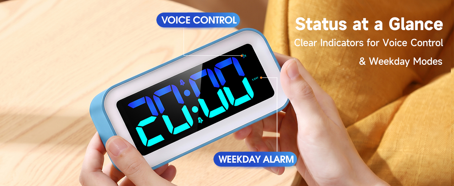 digital clock screen icons weekday mode 12 24 hour time format military time switch