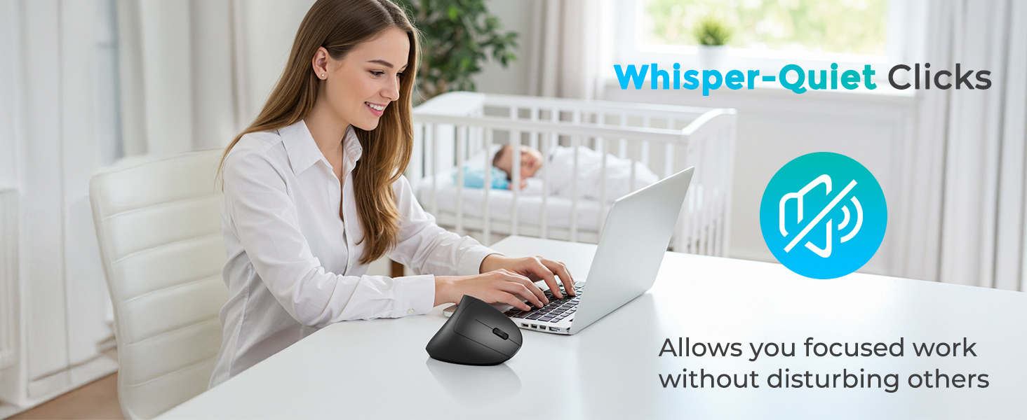 wireless ergonomic mouse