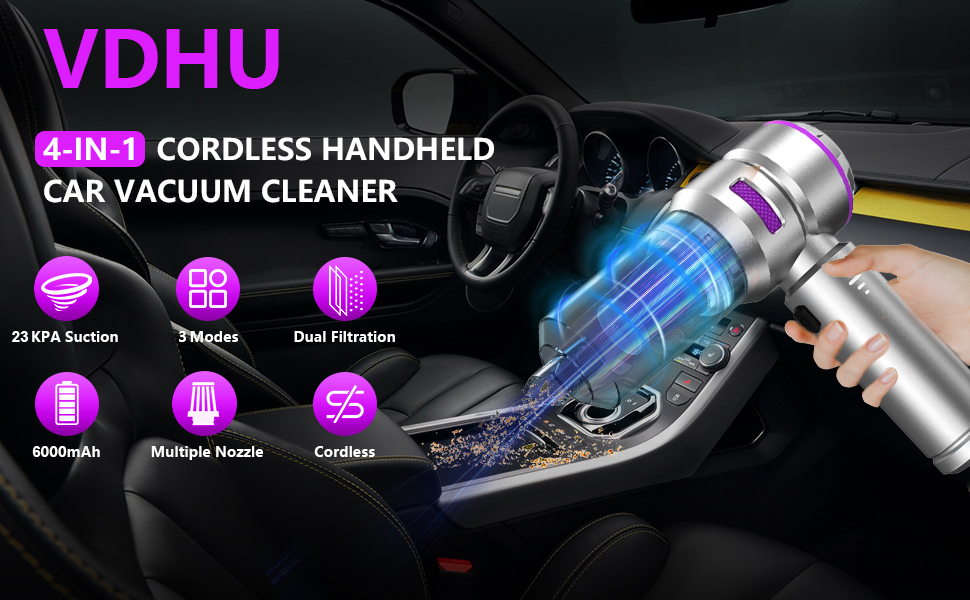 4-in-1 Mini Cordless Vacuum Cleaner