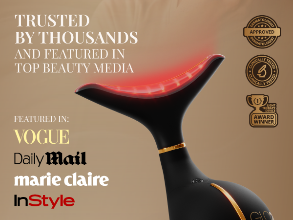 GLO24K Red Light Face & Neck Beauty Device