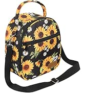 Joymee Lunch Box Insulated Lunch Bag Women Reusable Cooler Bag Adult Cute Lunch Tote Bags Organiz...