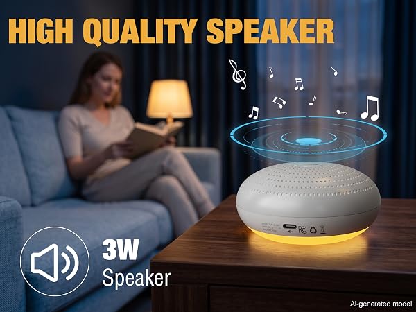 MEGATEK Portable Sound Machine with High Quality Speaker