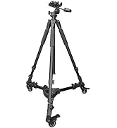 Ultimaxx Professional Heavy Duty Tripod Dolly with Adjustable Wheels for All Cameras and Camcorders